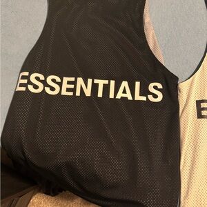 Fear of God Essentials Black and White Jersey